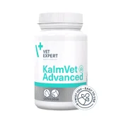 Пищевая добавка Vet Expert KalmVet Advanced для кошек и собак, уменьшающая симпотомы стресса, 60 капсул