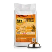 Полнорационный сухой корм Мой чемпион, для собак, с курицей, 12 кг