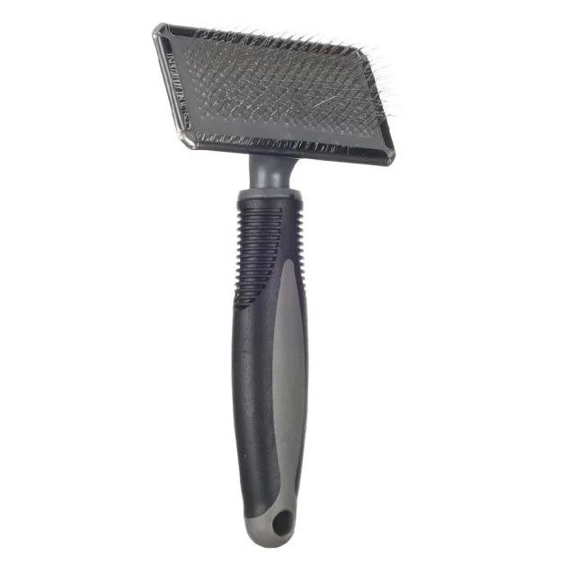 Щітка-пуходерка Flamingo Comfort для собак, М, 16.5×9 см