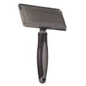 Щетка-пуходерка Flamingo Comfort для собак, L, 16.8×12 см