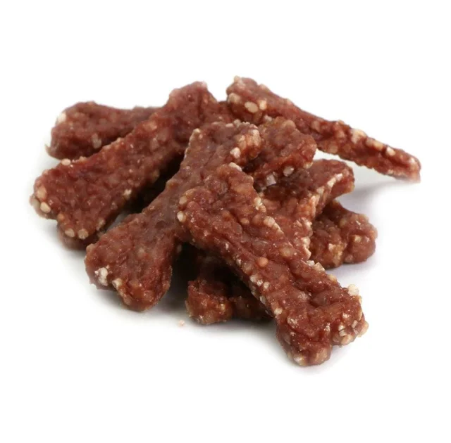 Ласощі Селянські Смаколики для собак, качка з рисом у формі кісточки, 6-7 см×2 см, 500 г