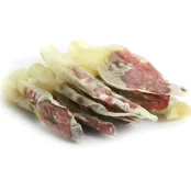 Лакомство Селянські Смаколики для собак, кроличьи ушки с уткой, 8-10×4-5 см, 500 г