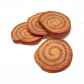 Лакомство Селянські Смаколики для собак, рулетики с курицей и уткой, 5-6 см×0. 4 см,  500 г