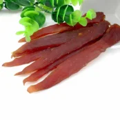 Лакомство Селянські Смаколики для собак, утиные стрипсы мягкие,  11-14 см, 500 г