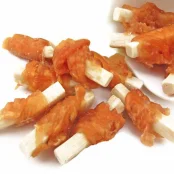 Лакомство Селянські Смаколики для собак, куриные палочки, крученые, 4-4. 5 см, 500г