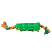 М'яка іграшка Agility для собак, канат-шелестун, 43 см, зелений