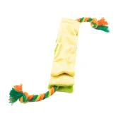 М'яка іграшка Agility для собак, канат-шелестун, 50 см, жовтий