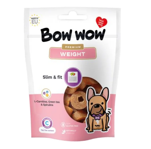 Ласощі Bow wow Weight снеки для собак з проблемами надлишкової ваги, 60 г, 15 шт