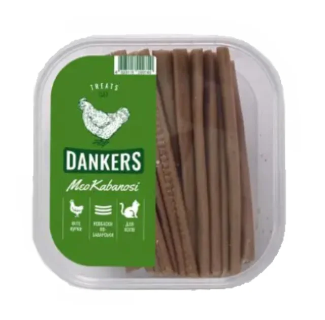 Лакомство Dankers MeoKabanosi колбаски по-пекински, для кошек, 100 г