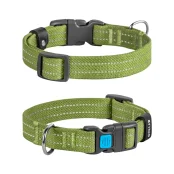 Нашийник CoLLaR для собак брезент, бавовняна тасьма, пластиковий фастекс, S, Ш: 20 мм, Д: 28-40 см