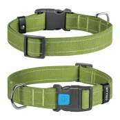 Нашийник CoLLaR для собак брезент, бавовняна тасьма, пластиковий фастекс, L, Ш: 35 мм, Д: 46-69 см