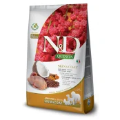 Сухий корм Farmina N&D Quinoa Skin&Coat Adult All Breeds для собак, при харчовій алергії, з перепелом, кіноа, кокосом та куркумой, 2.5 кг