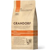 Сухий корм Grandorf Turkey Sterilized для стерилізованих котів від 1 року, індичка, 2 кг