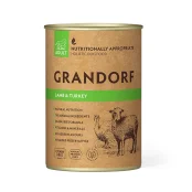 Вологий корм Grandorf Lamb & Turkey для дорослих собак, з ягнятком та індичкою, 400 г