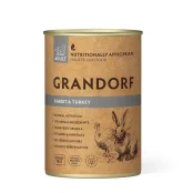 Вологий корм Grandorf Rabbit & Turkey для дорослих собак, з кроликом та індичкою, 400 г