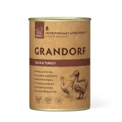 Вологий корм Grandorf Duck & Turkey для дорослих собак, з качкою та індичкою, 400 г