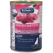 Вологий корм Dr.Clauder’s Selected Meat Venison & Potato для собак, оленина та картопля, 400 г