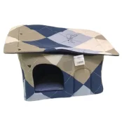 Будиночок Гранд-Шериф Сірко для собак, меблева тканина, 65×37×50 см