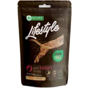 Ласощі Nature's Protection Lifestyle Snack cat Soft Rabbit Strips для котів, м'які смужки з кролика, 75 г