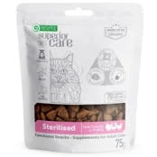 Ласощі для кішок Nature's Protection sterilised with poultry for snack, з домашньою птицею 75 г