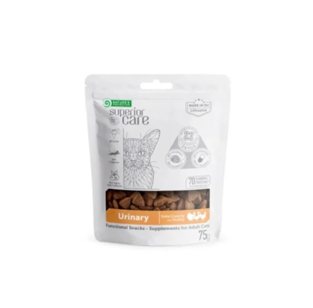 Лакомство Nature's Protection urinary with poultry for snack, для взрослых кошек с птицей, 75 г