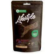 Лакомство Nature's Protection Lifestyle Rabbit with Blueberries для кошек, мясо кролика с черникой, 75 г