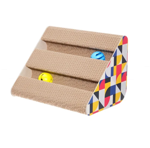 Дряпка картонная AnimAll "Треугольник", 18×26×18 см