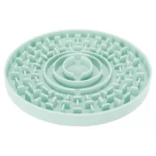 Миска Trixie Junior для щенков, для медленного кормления, голубая, пластик, 21 см