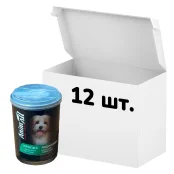 Упаковка консервів AnimAll для собак, з кролем та кролячою печінкою, 375 г, 12 штук
