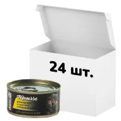 Упаковка консервів AnimAll для котів, ніжний мус із курки, 80 г, 24 штуки