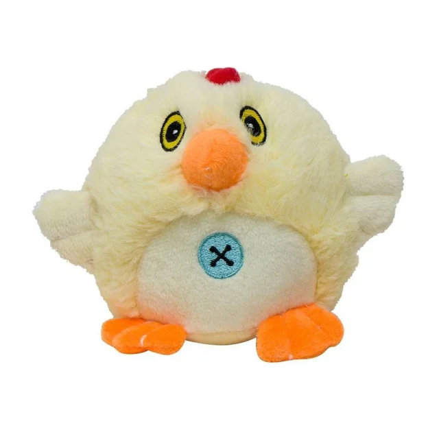 Игрушка Eastland Курица с пищалкой для собак, плюш, 9 см