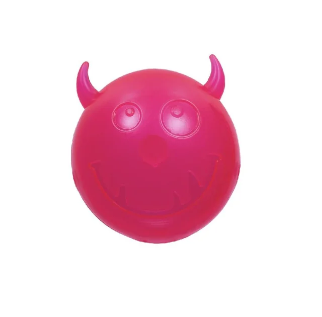 М'яч AnimAll Fun для собак чортик з пищалкою, 45 мм, рожевий