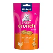 Хрустящие подушечки Vitakraft Crispy Crunch для кошек, с мясом птиц, 60 г