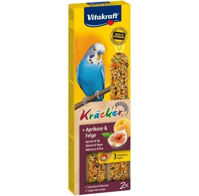 Крекер Vitakraft для декоративных попугаев, с фруктами, 2 шт.