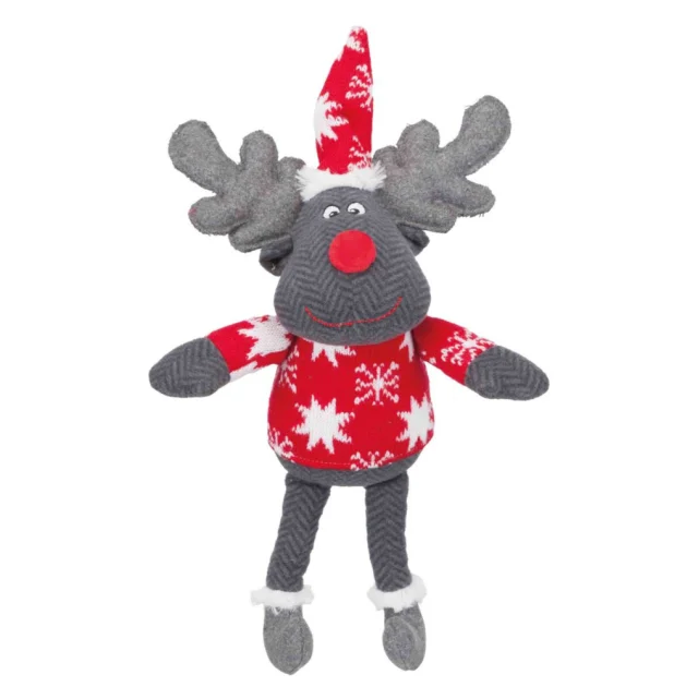 Іграшка Trixie Assortment Reindeers Різдвяний олень, для собак, плюш, 42 см