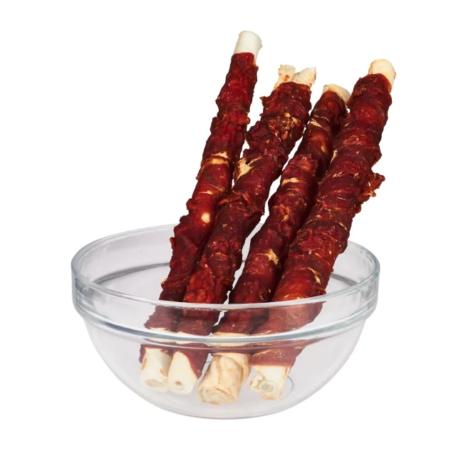 Ласощі AnimAll Snack для собак, стік з качиним філе, 25.5×3 см, 500 г