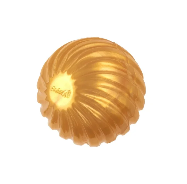 Мяч AnimAll Fun волна с пищалкой для собак и кошек, 75 мм, золотой