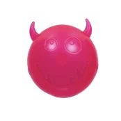 Мяч AnimAll Fun чёртик с пищалкой для собак и кошек, 65 мм, розовый