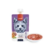 Крем-суп Wanpy Duck Carrot & Pea для собак, качка з морквою, 90 г