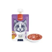 Крем-суп Wanpy Duck & Pumkin для кошек, утка с тыквой, 90 г
