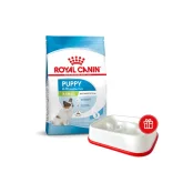 Промо набір Сухий корм Royal Canin X-Small Puppy для цуценят мініатюрних порід, 3 кг + інтерактивна годівниця у подарунок