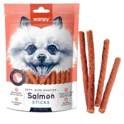 Ласощі Wanpy Salmon Sticks для собак, палички з лососем, 100 г