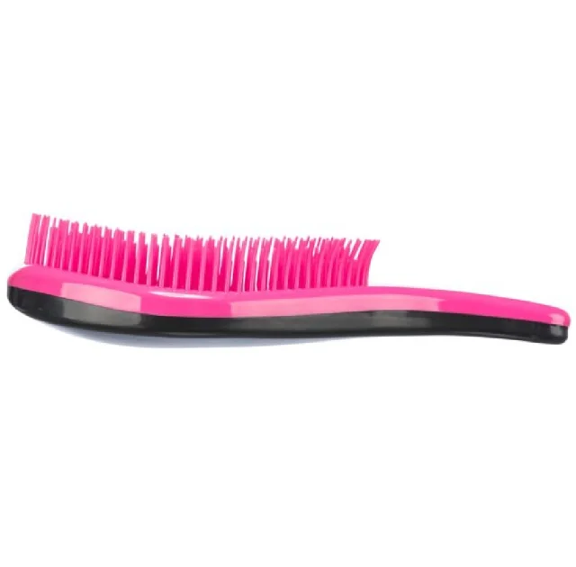 Мʼяка щітка Trixie Soft Brush для котів, пластик, 19 см, рожевий/чорний