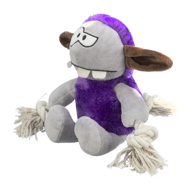 Игрушка Trixie Monster монстр, для собак, плюш, 32 см, фиолетовый