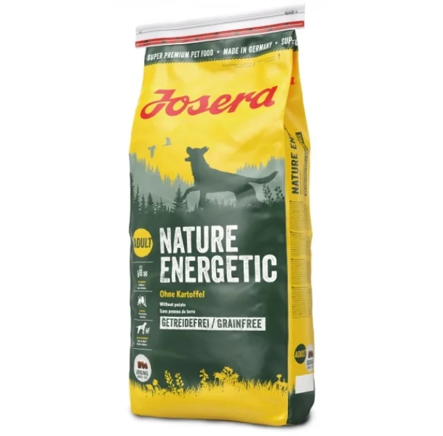 Акція Сухий корм Josera Adult Nature Energetic Grainfree для дорослих собак, з бататом, 900 г, 3+2 штуки у подарунок