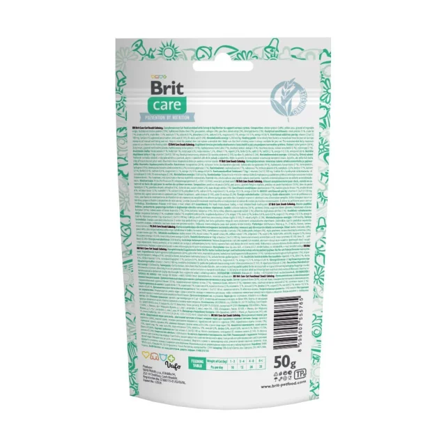 Ласощі Brit Care Functional Snack Calming для котів напіввологі заспокійливі, 50 г