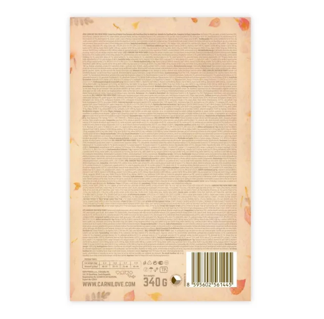 Сухий корм Carnilove True Fresh Cat Turkey, для дорослих котів, з індичкою, 340 г