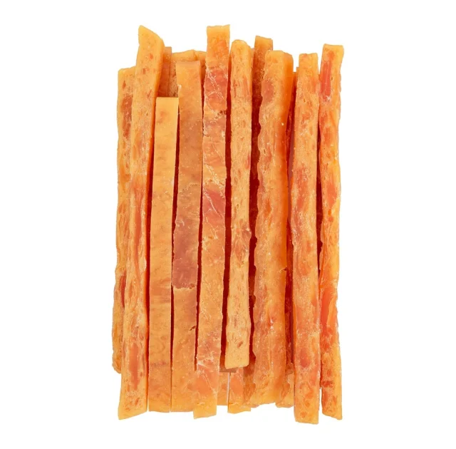 Ласощі Waudog Treats "Курячі в'ялені полоси" для собак, 100 г