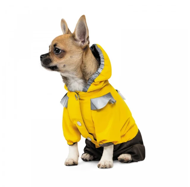 Дождевик Pet Fashion Elsa для собак, девочка, размер XS2, желтый