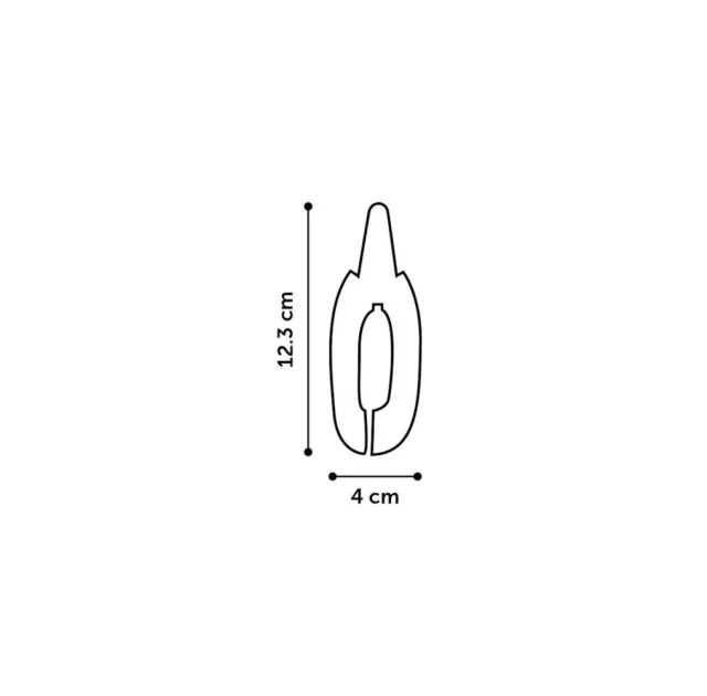 Кігтеріз Flamingo Comfort з обмежувачем, для собак, розмір S, 12.3×4 см